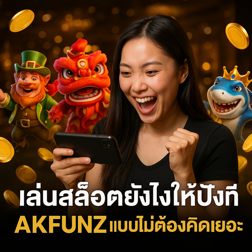 เล่นสล็อตยังไงให้ปังที่ AKFUNZ แบบไม่ต้องคิดเยอะ