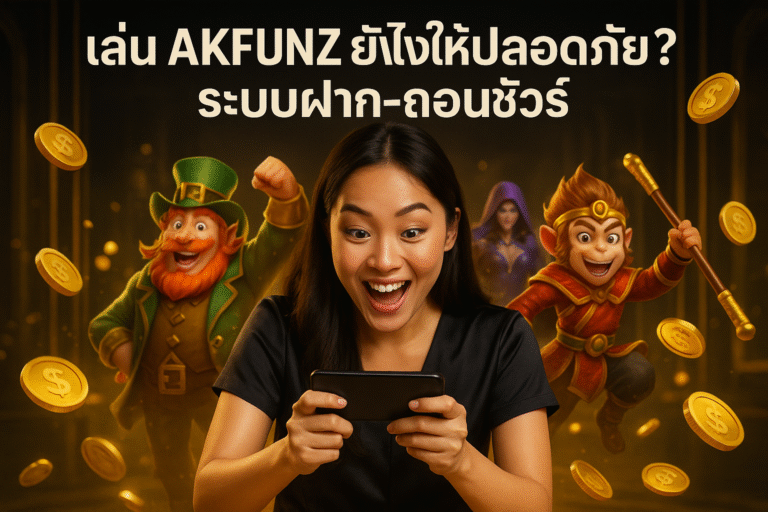 เล่น AKFUNZ ยังไงให้ปลอดภัย? ระบบฝาก‑ถอนชัวร์