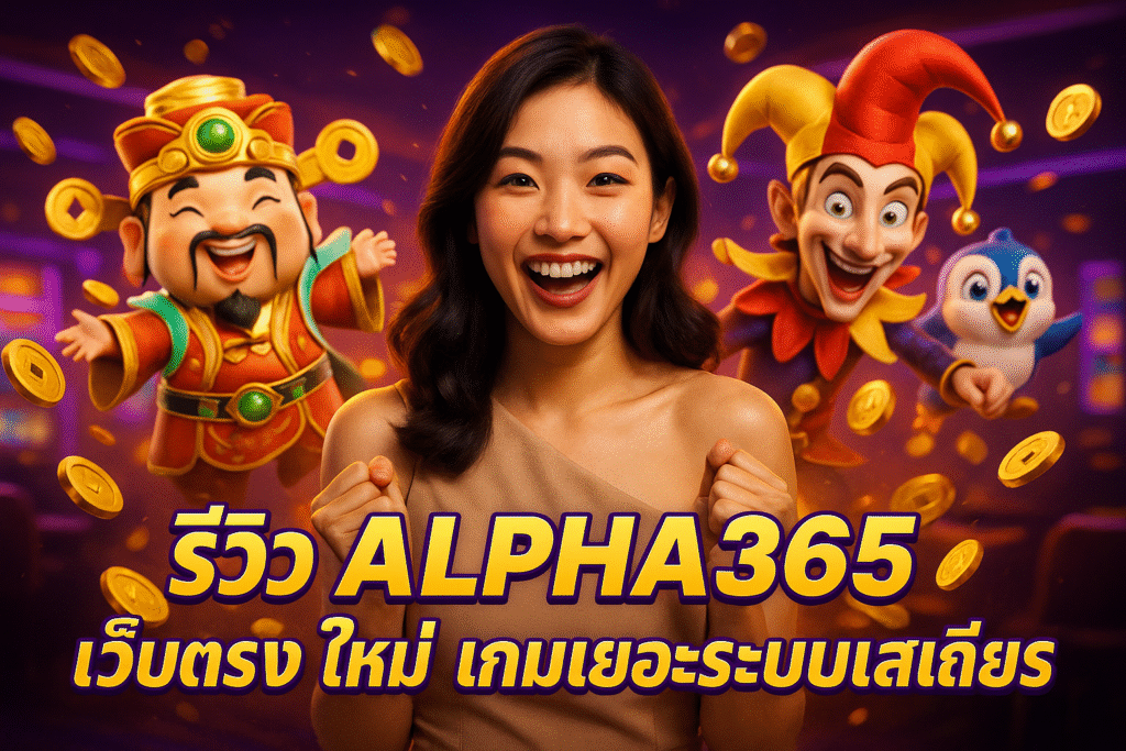 รีวิว ALPHA365 เว็บตรงใหม่ เกมเยอะระบบเสถียร