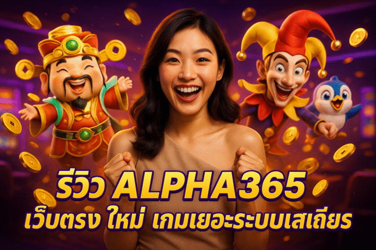 รีวิว ALPHA365 เว็บตรงใหม่ เกมเยอะระบบเสถียร